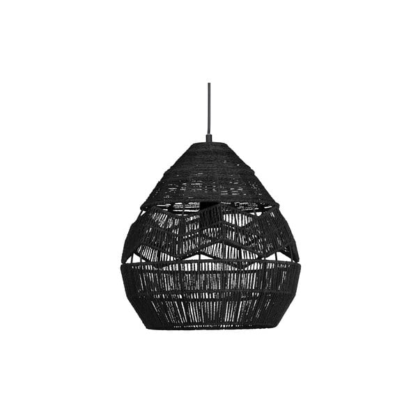 Черна висяща лампа , ø 35 cm Adelaide - WOOOD