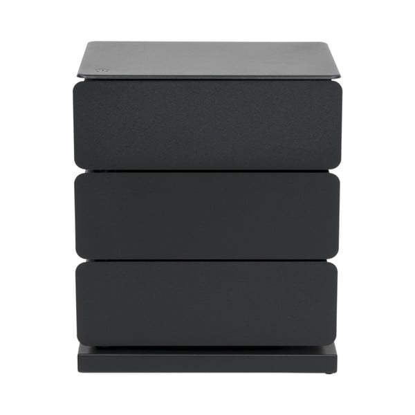 Черен метален скрин 37x54,5 cm Joey - Spinder Design