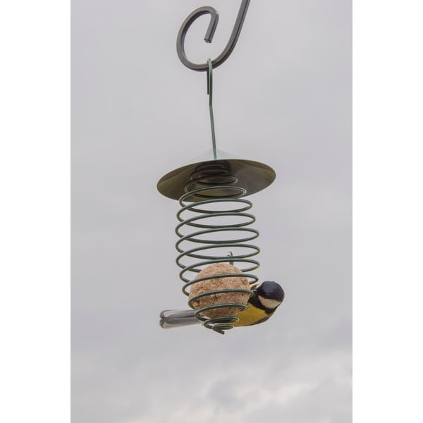 Тъмнозелена метална хранилка с покрив , ⌀ 10,8 cm - Esschert Design-image-3