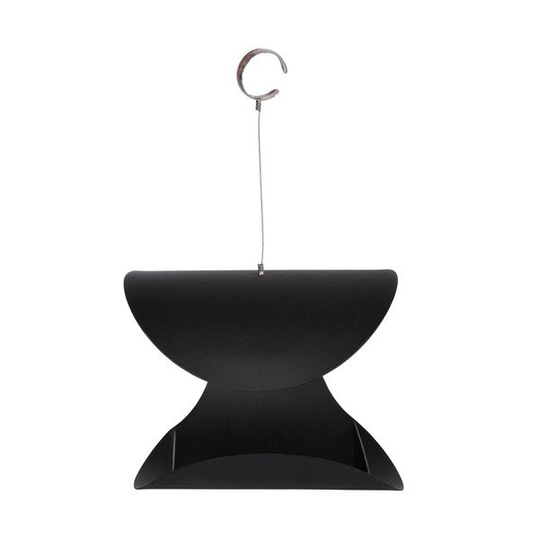 Черна висяща хранилка Sleek Open - Esschert Design-image-1