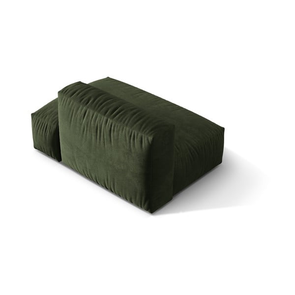 Зелен кадифен модул за диван (десен ъгъл) Martina – Micadoni -image-2