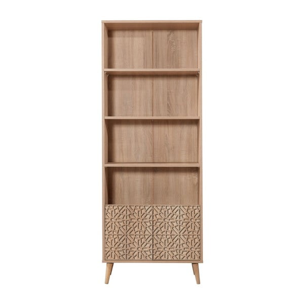 Буки Геометричен шкаф за книги, 198 x 75 cm - Vella