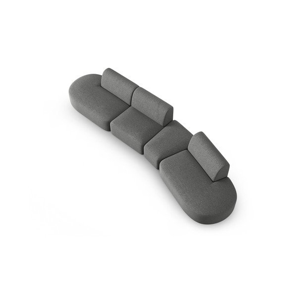 Сив диван 412 cm Shane - Micadoni Home-image-2