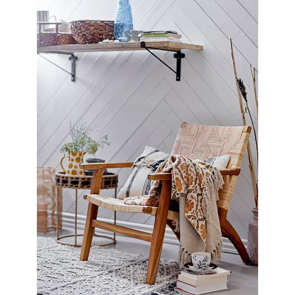 Одеяло от рециклиран памук 130x160 cm Hanny - Bloomingville-image-2