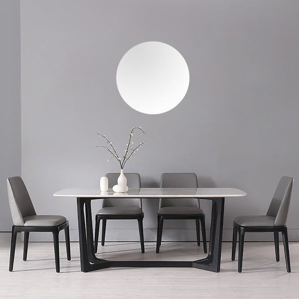 Стенно огледало със светлина ø 60 cm Luna – Mirrors and More-image-3