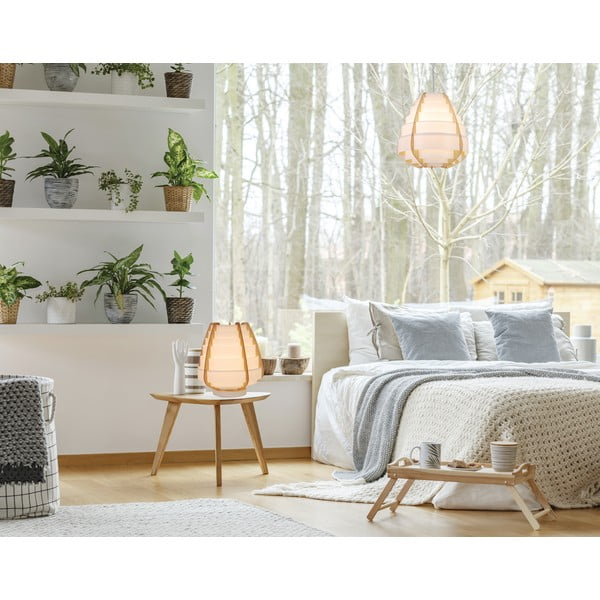 Бяло висящо осветително тяло Nagoja – Candellux Lighting-image-3