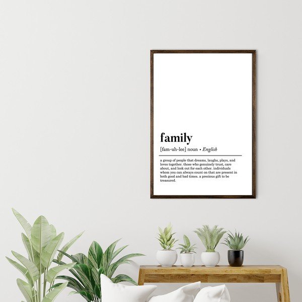 Картина 50x70 cm Family – Wallity-image-1