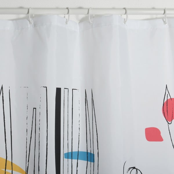 Завеса за душ 180x200 cm Faces – Spirella-image-3