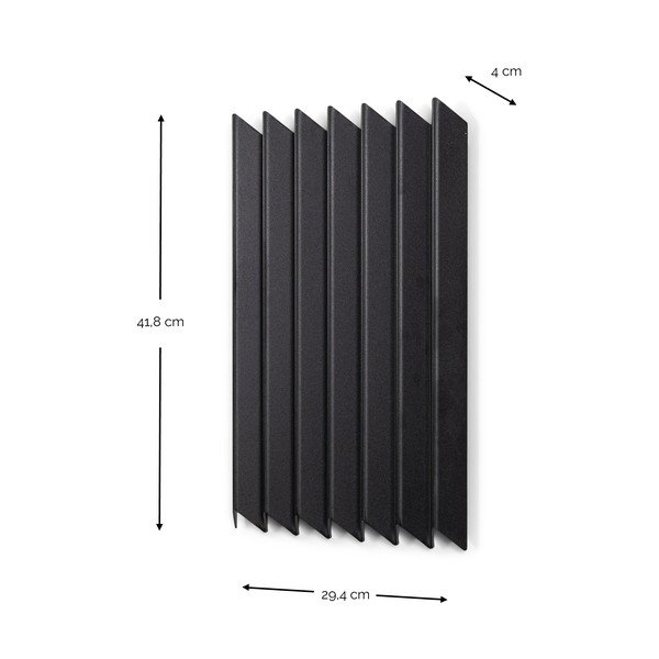 Черна метална стенна закачалка 29 cm Sensu – Spinder Design-image-4