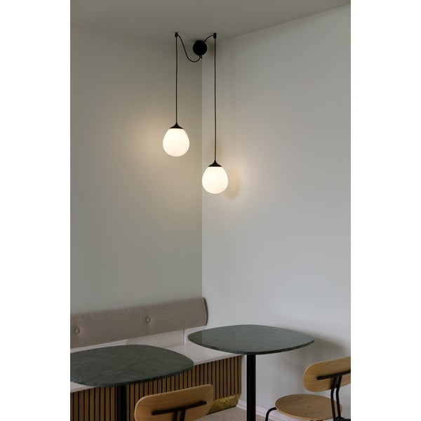 Черно-бял абажур ø 21 cm Around the World Mini – UMAGE-image-3