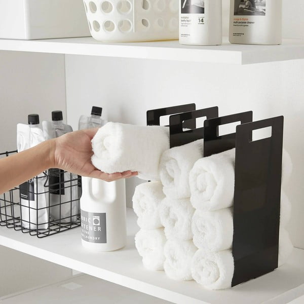 Черни метални стойки за кърпи 2 бр. Tower – YAMAZAKI-image-2