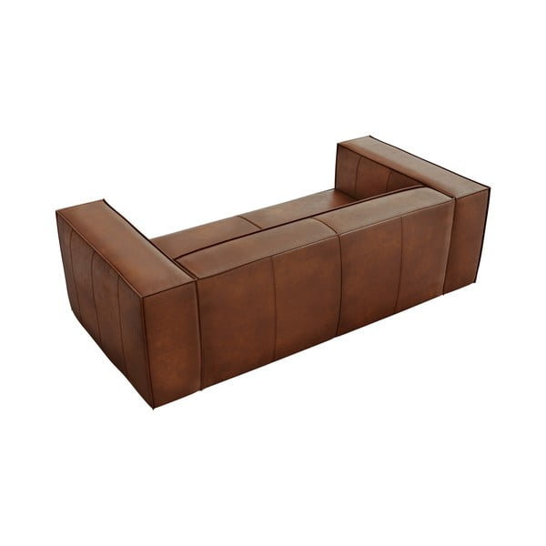 Кафяв кожен диван 212 cm Madame - Windsor & Co Sofas-image-4
