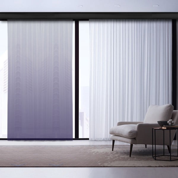 Лилаво-бяла завеса , 260 x 140 cm - Cipcici
