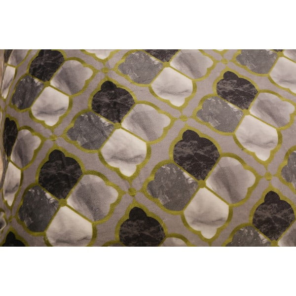 Зелено-сиво единично спално бельо от микроплюш 140x200 cm - My House-image-2