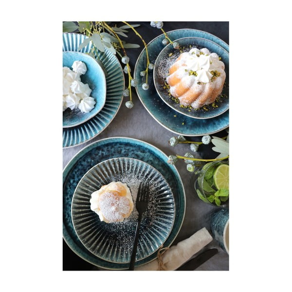 Синя керамична чиния Ръб, ⌀ 29 cm Mustique - Kare Design-image-4