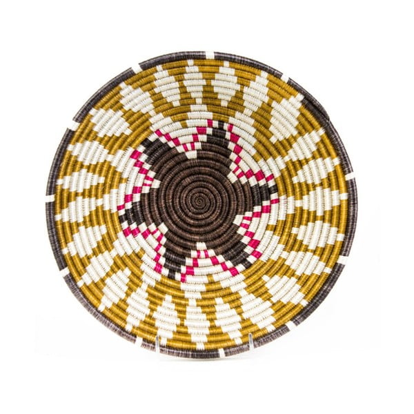 Ručně pletený koš All across Africa Wubangi, Ø 30,5 cm