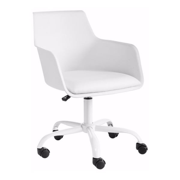 Bílá nastavitelná kancelářská židle Støraa Leslie