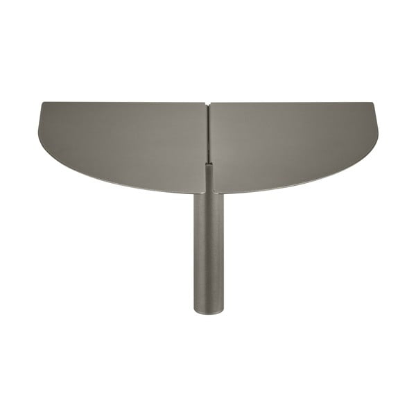 Сив стоманен стенен рафт 30 cm Oru – Blomus