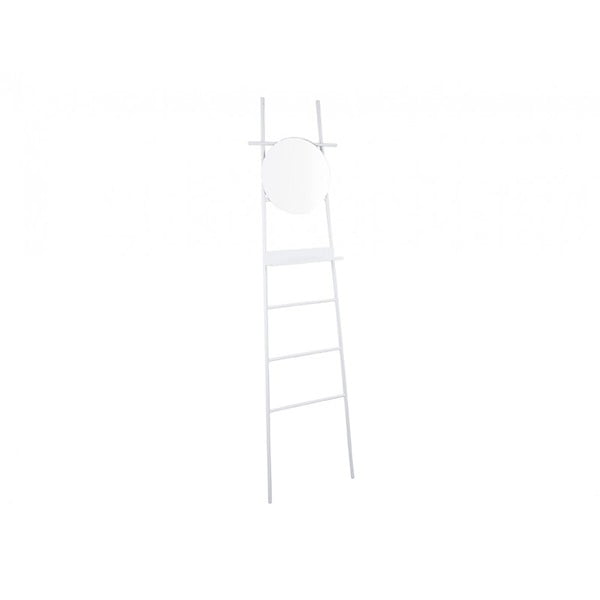 Бяла декоративна стълба с огледало Glint - Leitmotiv-image-2