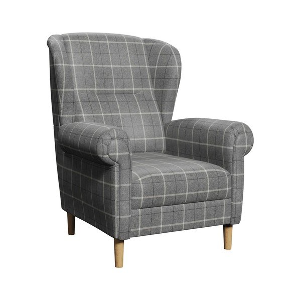 Сиво кресло крило Swan – Ropez