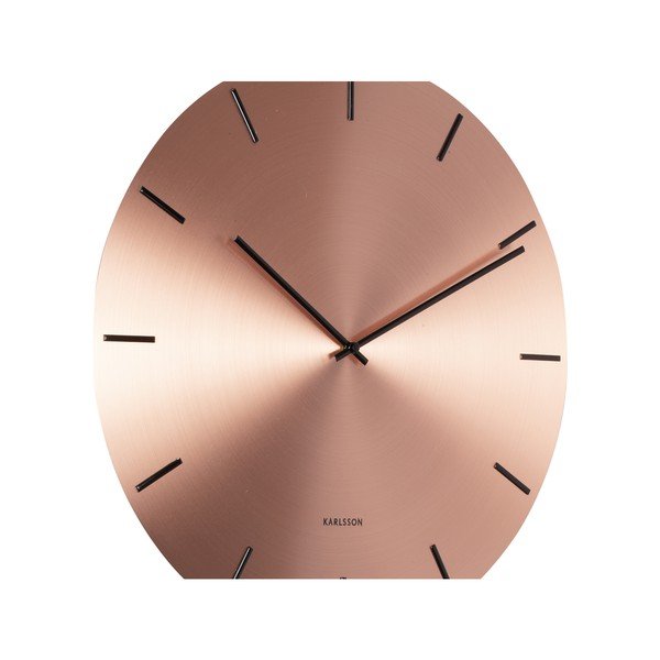 Стенен часовник от мед Impressive, ø 47 cm - Karlsson-image-3