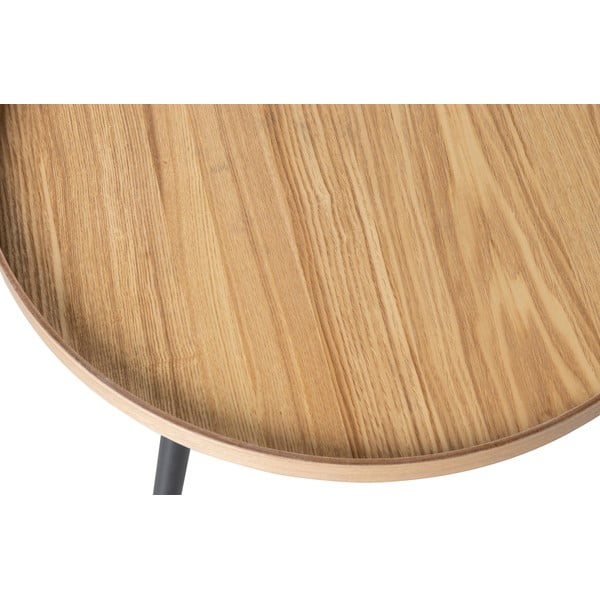 Масичка за кафе в бежово и черно, ø 60 cm Mesa - WOOOD-image-2