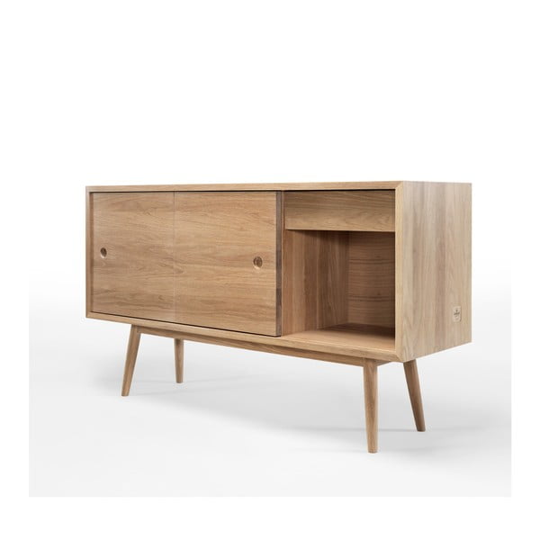 Komoda z dubového dřeva Wewood - Portuguese Joinery Classic, délka 130 cm-image-1