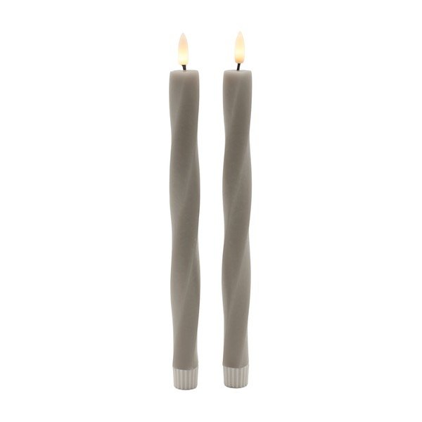 LED свещи в комплект 2 бр. на батерии (височина 26 cm) Sille Twist – Sirius