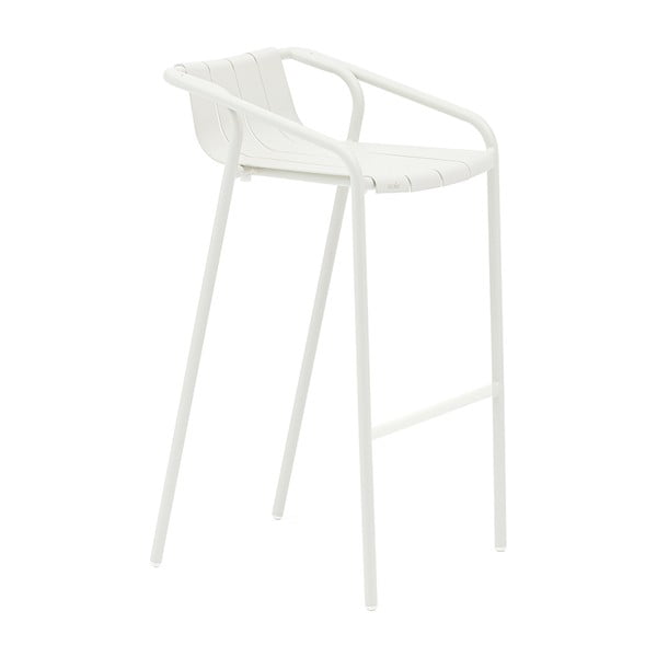 Светлосиви метални градински бар столове в комплект от 2 бр. Fleole – Ezeis