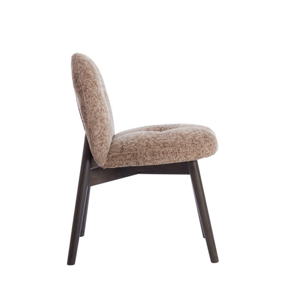 Кафяви тапицирани трапезни столове в комплект 2 бр. Sinosa – Light & Living-image-2