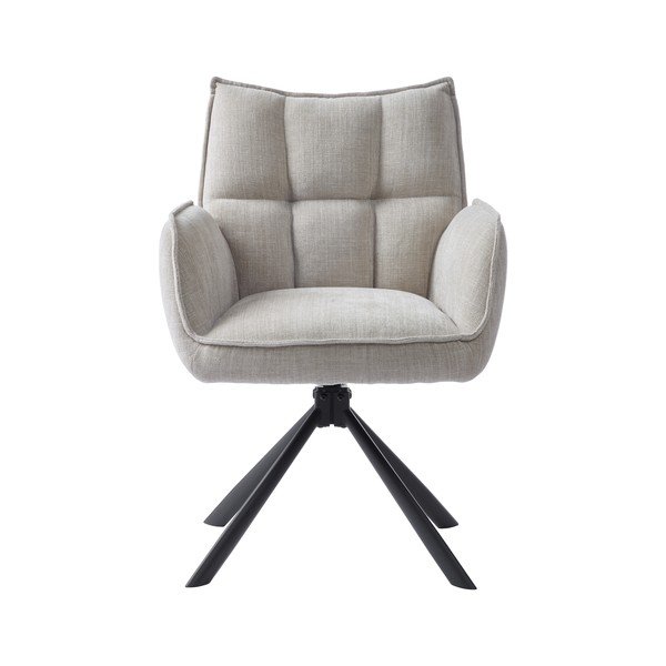 Кремави тапицирани трапезни столове в комплект 2 бр. Marilla – Unique Furniture-image-2