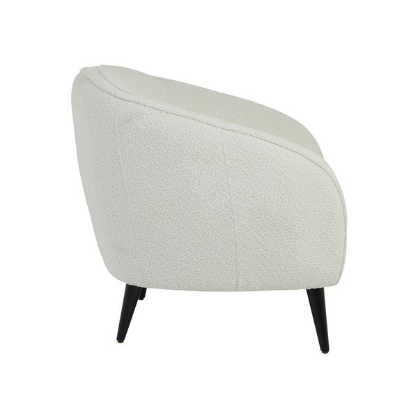 Бяло кресло от букле Almond – Light & Living-image-3