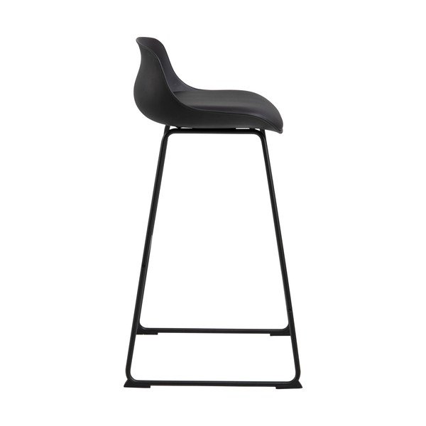 Черен бар стол (височина на седалката 76 cm) Tina – Actona-image-4