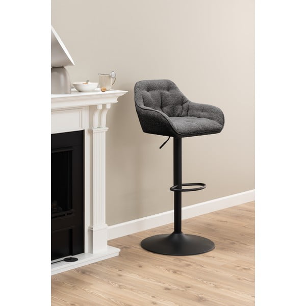 Тъмносиви бар столове с въртящ се механизъм в комплект от 2 броя 109 см Brooke - Actona-image-1