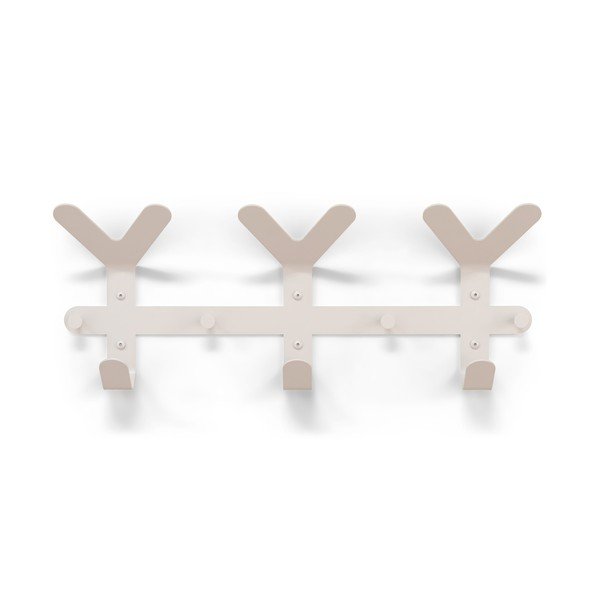 Кафяво-сива стоманена стенна закачалка 66 cm Frondo – Spinder Design-image-2