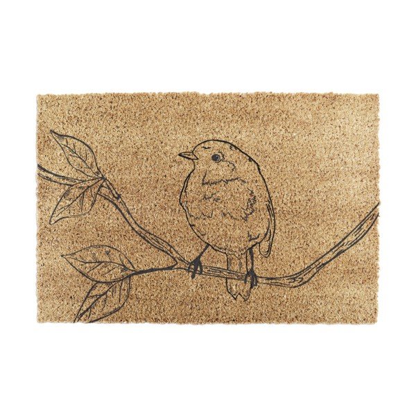 Изтривалка от кокосови влакна 40x60 cm Pencil Robin – Artsy Doormats