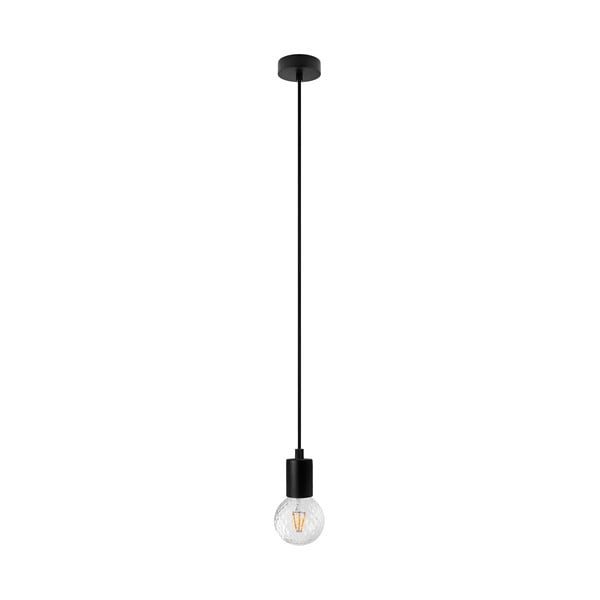 Черна висяща лампа с крушка Cero Basic Globe Clear - Bulb Attack
