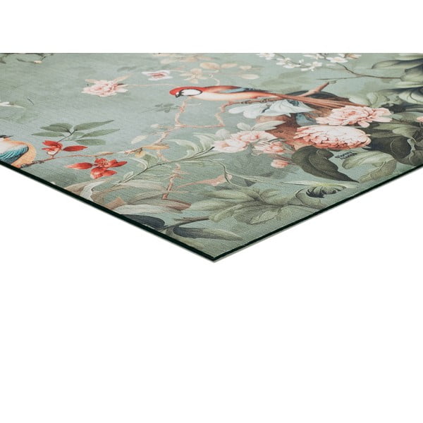 Светлозелена пътека подходяща за пране 52x100 cm Ricci Monet – Universal-image-2