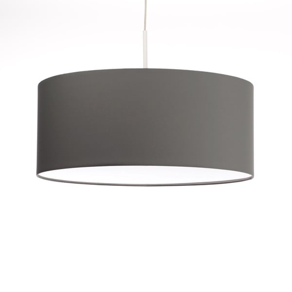 Tmavě šedé stropní světlo 4room Artist, variabilní délka, Ø 60 cm