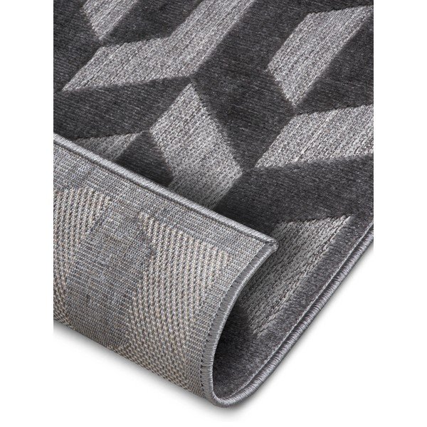 Антрацитен килим 133x190 cm Iconic Hexa - Hanse Home-image-4