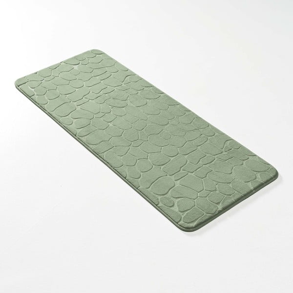 Зелен килим за баня 50x120 cm Ricochet – douceur d'intérieur-image-4