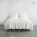 Бяло двойно  ленено спално бельо 200x200 cm White – Linen Tales