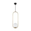 Висяща лампа в златист цвят , височина 146 cm Arch - Squid Lighting