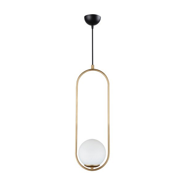 Висяща лампа в златист цвят , височина 146 cm Arch - Squid Lighting