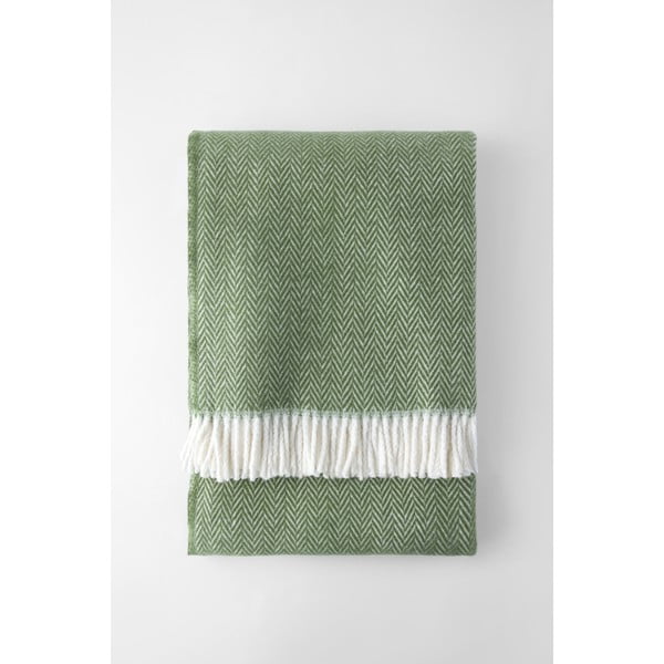 Зелено каре със съдържание на памук , 140 x 180 cm Skyline - Euromant