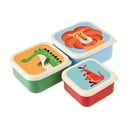 Комплект от 3 кутии за закуски Creatures Colourful Creatures - Rex London