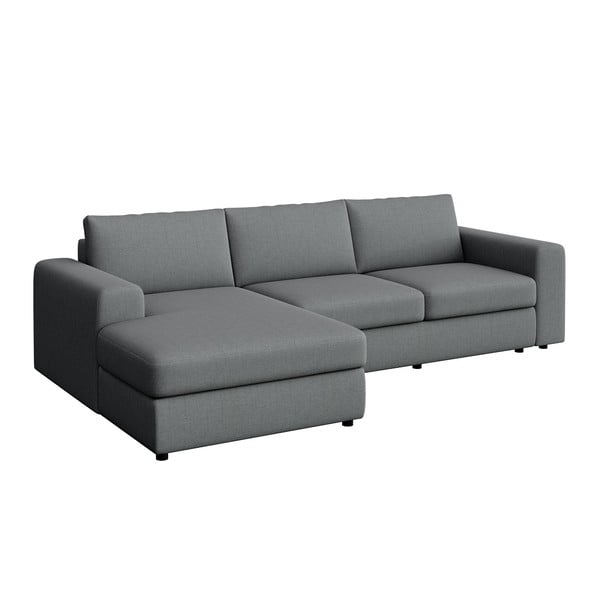 Сив ъглов диван (ляв ъгъл) Baga – Rodier-image-2