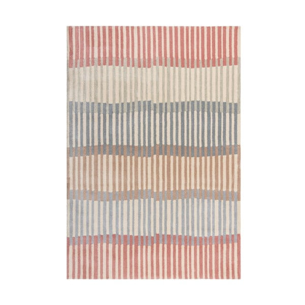 Сив и бежов килим , 160 x 230 cm Linear Stripe - Flair Rugs