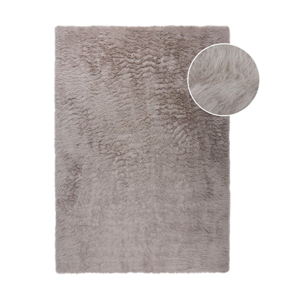 Кафява синтетична кожа 120x170 cm Alpine Faux Fur – Flair Rugs