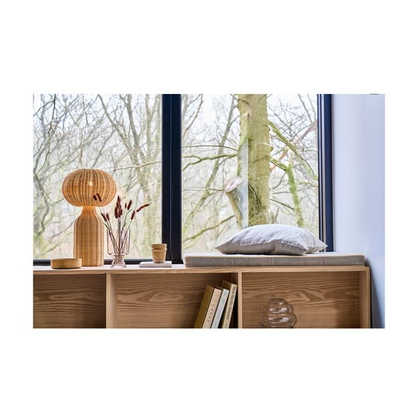 Светлорозова стъклена ваза (височина 24 cm) Drum – Villa Collection-image-1